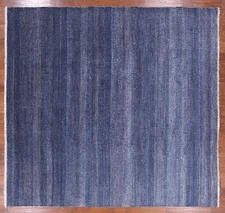 8' Square Savannah Grass Wool & Silk Area Rug - P9812