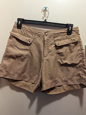 Against The Elements Women's 8 Khaki Outdoor Lightweight 5 Inch Shorts