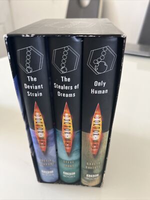 Doctor Who x 3 Book Box Set Only Human/Stealers of Dreams/Deviant Strain 9th Dr