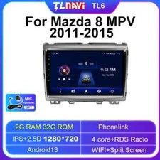 For Mazda8 MPV 2011-2015 CarPlay Screen Car Radio Android GPS Multimedia Player