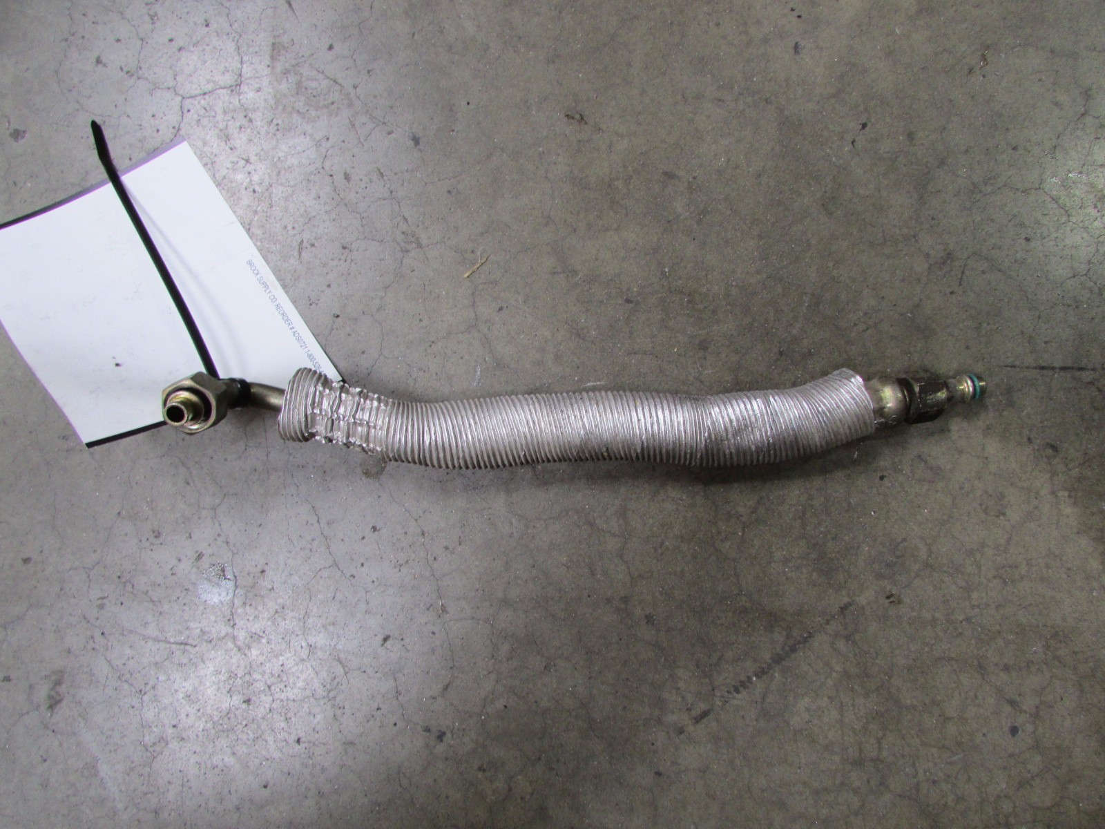 Ferrari F355, AC Hose, Condenser to Floor Pipe, Used, P/N 62964600