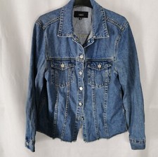 Ladies Jacket Size 10 A&g Blue. Denim Jean Smart Casual Day