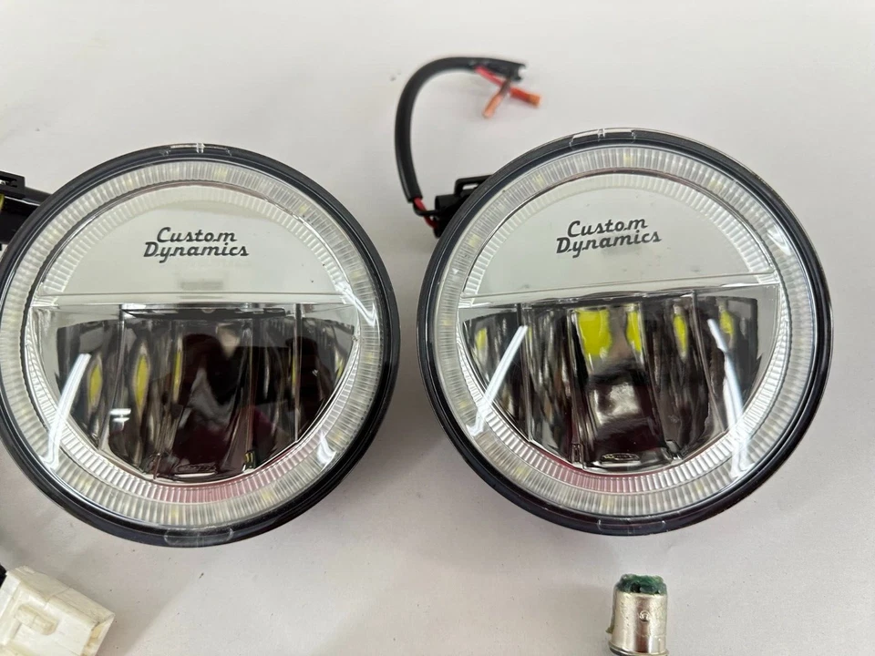 Harley Electra Glide 2004 dinámica personalizada bombilla de paso antiniebla señal de giro LED Foto 2 de 4