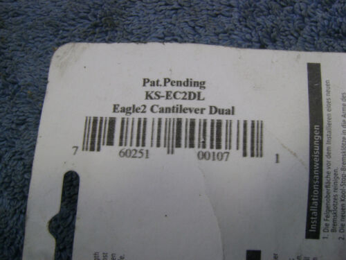 One(1) package New NOS Kool-Stop Eagle 2, Cantilever Brake Pads, Dual Compound - Picture 4 of 5