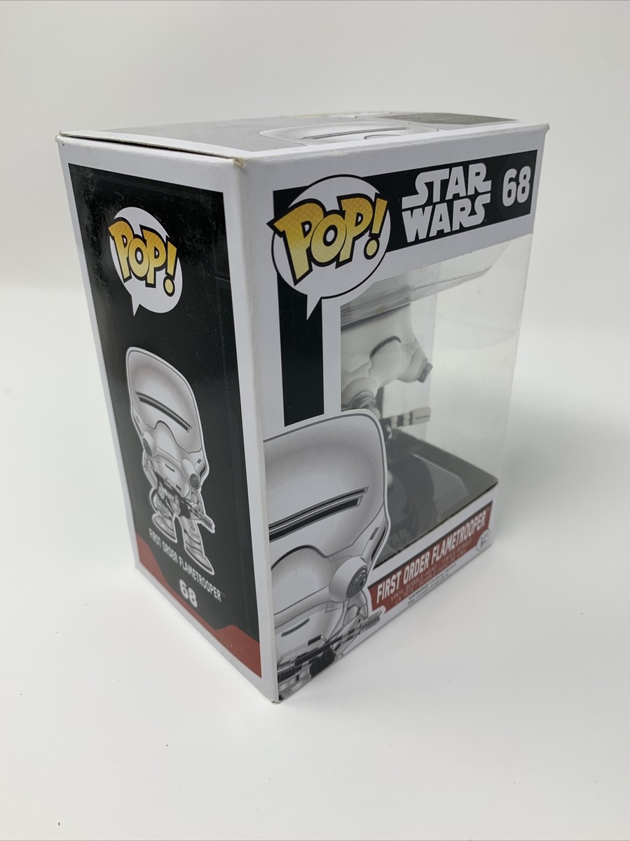 Funko Pop! Star Wars: First Order Flametrooper – Vinyl-Figur Ca. 10 Cm, Aus EP7, Mit Beweglichem Kopf