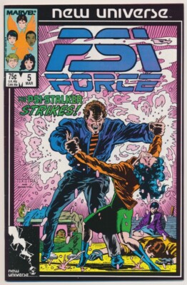 Psi-Force #5 Comic Book - Marvel Comics!  New Universe