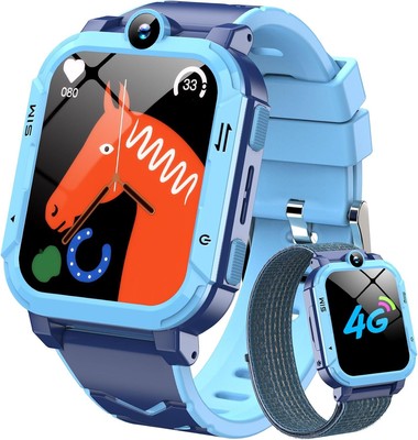 Blackview 4G Kinder Smartwatch, GPS + LBS + WIFI Tracker mit SOS Z20 - Blau 