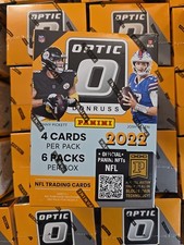 2022 Donruss Optic Football Sealed Blaster Box Pink Rated Rookies Downtown