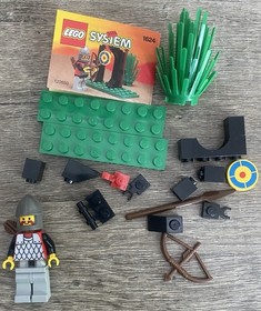 Lego Castle 1624 King&rsquo;s Archer 100% Complete W/Instructions Knight 1993 Vintage