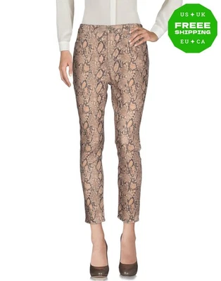 PRIX CONSEILLÉ 315€ CADRE pantalon W29 marron motif python taille haute coupe skinny - Photo 1/4