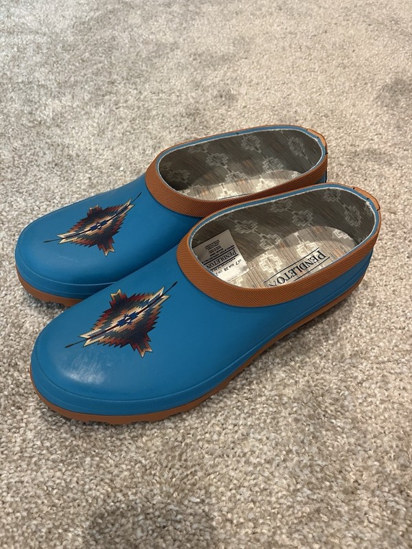 Pendleton Pagosa Spring Garden Rain Clogs Waterproof Women 7 / 38 Turquoise Teal