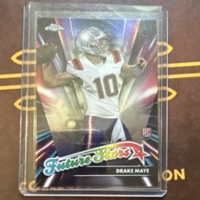 Topps 2024 Chrome Drake Maye Rookie Future Stars #FS-3 Patriots Football Card