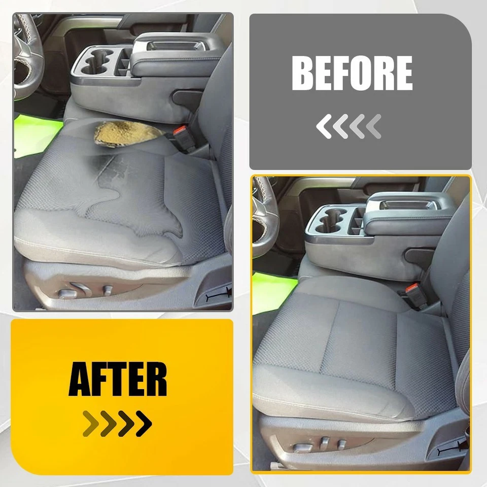 Cubierta de asiento inferior de tela para conductor para Chevy Tahoe Silverado Yukon GMC gris 2014-19 Foto 4 de 4