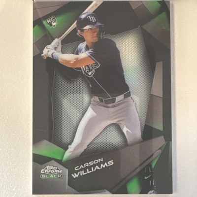 Topps 2026 Chrome Black Depth of Darkness Carson Williams Rookie TB Rays DOD-7