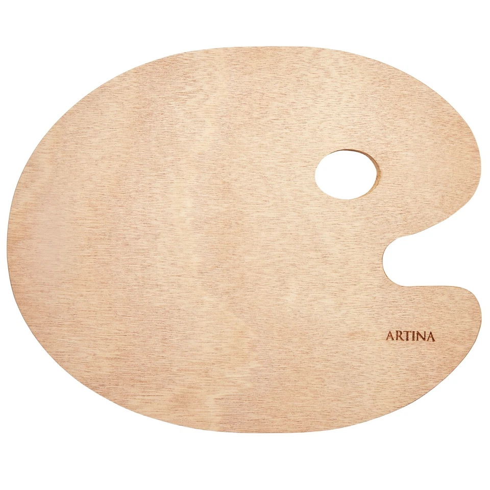 Mischpalette Farbmischpaletten Farbpalette Malpalette Palette Malen Holz - Bild 2 von 4