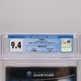 GameCube TMNT TEENAGE MUTANT NINJA TURTLES - CGC GRADED 9.4 A++! NEW & Sealed!