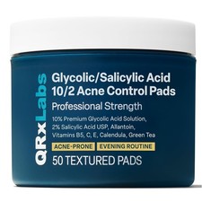 QRxLabs Salicylic  Glycolic Acid Acne Clearing Pads - 2 Salicylic  10 Glycol