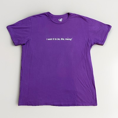 Olivia Rodrigo I Want It To Be Like Messy Brutal Official T-Shirt XL Purple