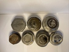 Lot Of 7 Vintage Hub Cap Dust Covers From Graham Brothers Overland Durant Lot Of 7 Vintage Hub Cap Dust Covers From Graham Brothers Overland Durant