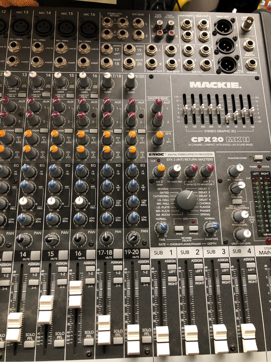 Mackie CFX20 MIXER 20 CHANNEL MIXER - | eBay