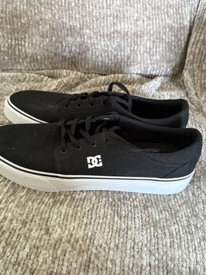 DC Trase TX Black Skate Shoes Mens Size 11 Skateboard NWOT
