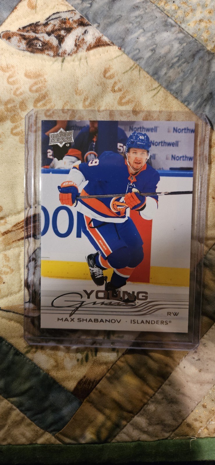 Upper Deck 2025-26 Series 2 Young Guns Maxim Shabanov Rookie Card #456 Islanders