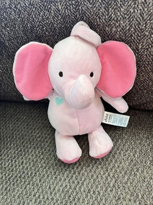 Carter s Plush Elephant Child of Mine Pink Musical Crib Toy Baby Brahms Lullaby
