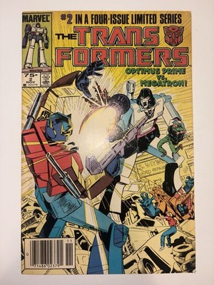 Transformers #2 - 1984 NS. 2nd App. of Optimus Prime, Megatron & Starscream.