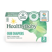 HealthyBaby Organic Cotton Enhanced Chlorine Free Disposable Diaper Size 2