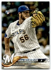 2018 Topps Aaron Wilkerson Rookie Milwaukee Brewers #378