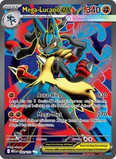 Pokemon Mega Lucario ex 160/132 Mega Sviluppo Italiano Holo Ultra Rara NM