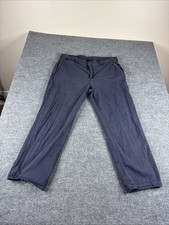 Tyndale FR Pants Men 40x30 Blue Cargo Flame Resistant FR USA NFPA 2112 CAT 2