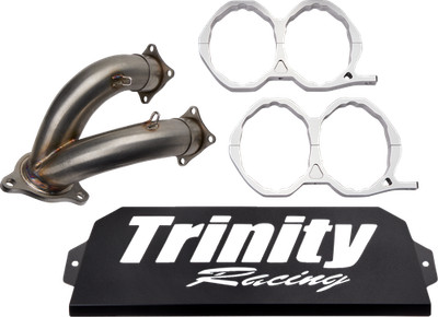 TRINITY RACING Stainless Steel Slip-On Muffler TR-4173S-SS
