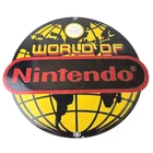 Vintage Nintendo World Seal Quality Porcelain Sign - Official Logo Sign
