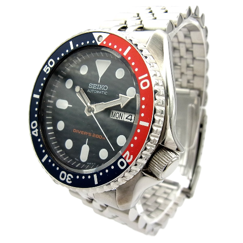 Seiko Divers Watch Scuba 7S26-0020 SKX009 Pepsi Navy Automatic