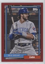 2021 Topps Update 1992 Topps Redux Red Border 53/70 Kris Bryant #T92-12 12ui