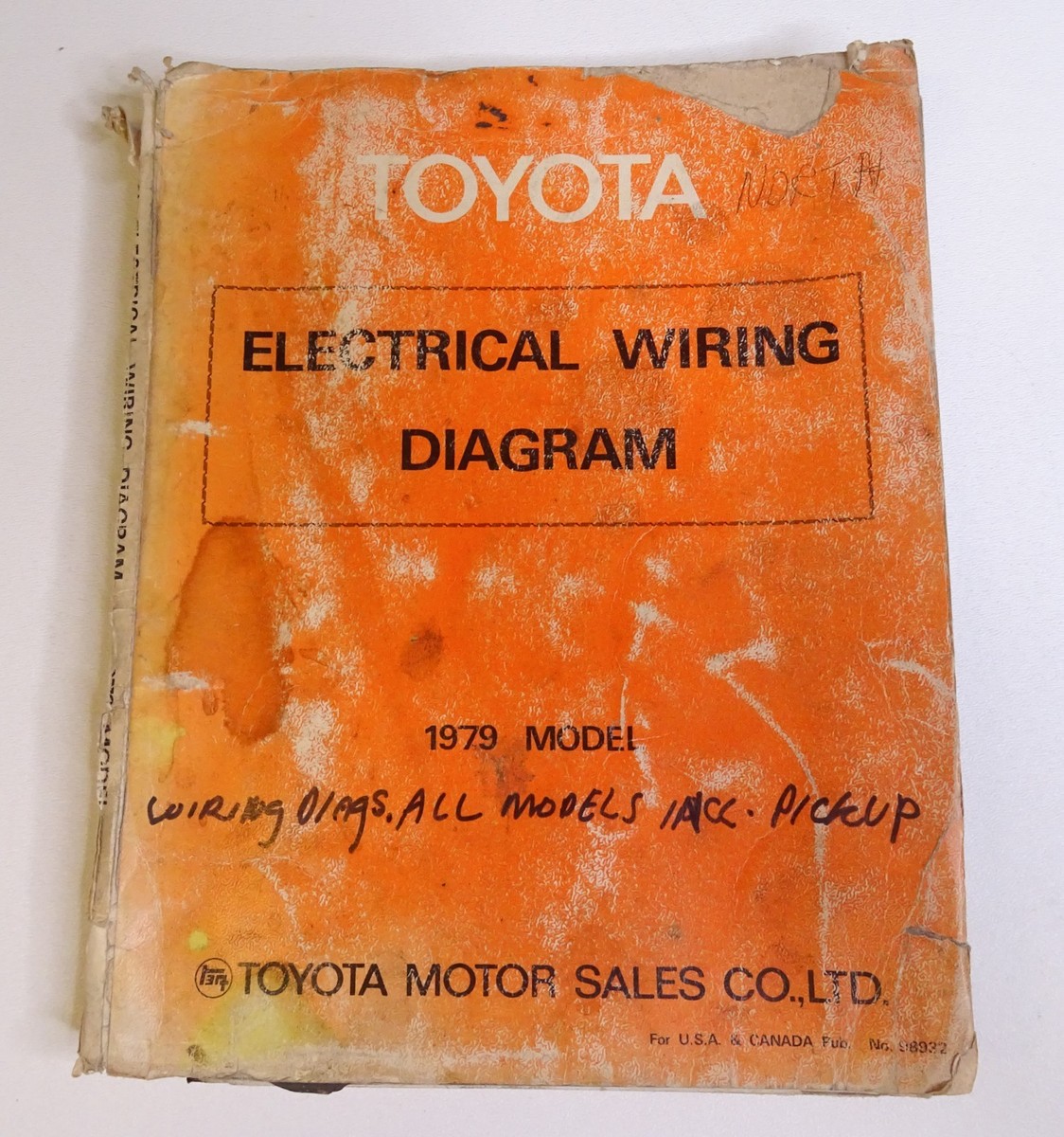 1979 Toyota Land Cruiser Electrical Wiring Diagram FJ40 FJ55 +
