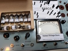 Siemens Halske E88CC 6922 Pair A3 8E same Date codes radio vacum tubes 2pcs
