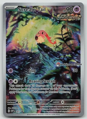 Pokemon Scream Tail (Pokemon Center) 065 Scarlet & Violet Promo Holo NM