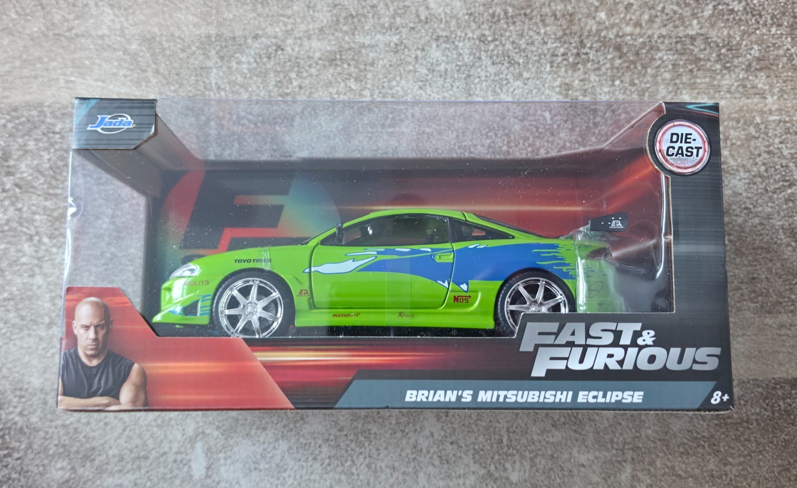 Jada Fast & Furious Brian's Mitsubishi Eclipse 1/24 Die-Cast 19.50cm