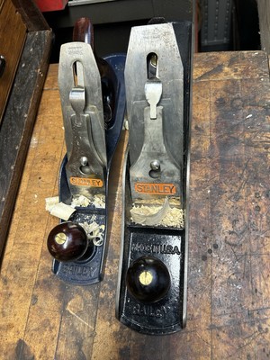 STANLEY BAILEY NO 5 & STANLEY Bailey NO 6 WOOD PLANES. FREE SHIPPING: $35 VALUE