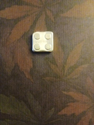 1/8oz 999 Fine Silver Leggo Art Bar