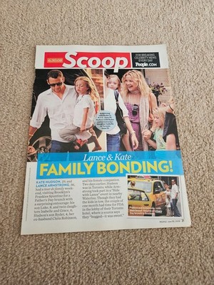 TPEEP507 MAGAZINARTIKEL & BILD 11 X 8'' KATE HUDSON & LANCE ARMSTRONG 