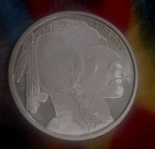 1 Oz Silver Buffalo Round .999 Fine