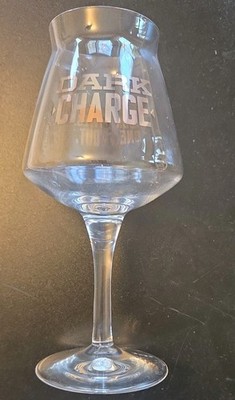 Rare Braxton Brewing Dark Charge Beer Glass Bourbon barrel stout Covington KY