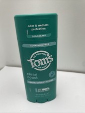 Aluminum Free Deodorant, Clean Coast, 3.25 oz 92 g 