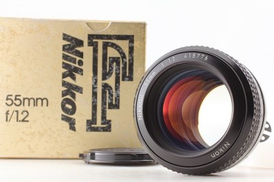[ Near MINT in Box ] Nikon Nikkor 55mm f/1.2 Ai MF Prime Lens From JAPAN