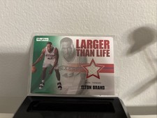 Elton Brand 2008-09 UD NBA SKYBOX LARGER THAN LIFE GAME USED PATCH LL-EB