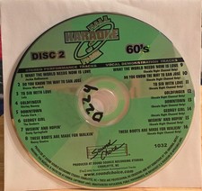 SC1032 60'S DISC 2         RARE SOUND CHOICE KARAOKE CDG  LOT TENN