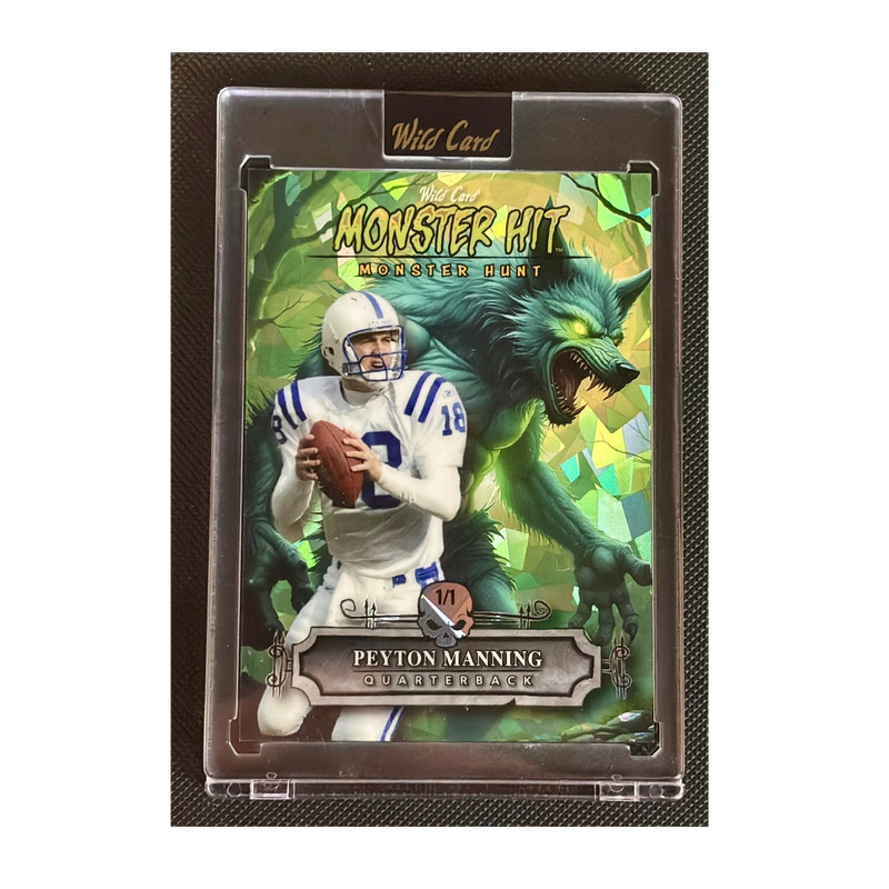 Wild Card 2025 Monster Hit Monster Hunt Peyton Manning MHWW-PM 1/1